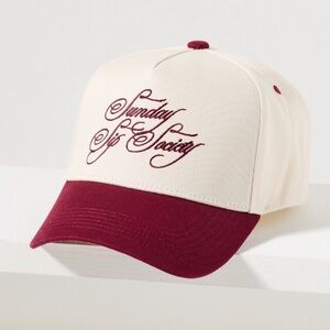 New Anthropologie Kenz Customz Sip Society Trucker Hat